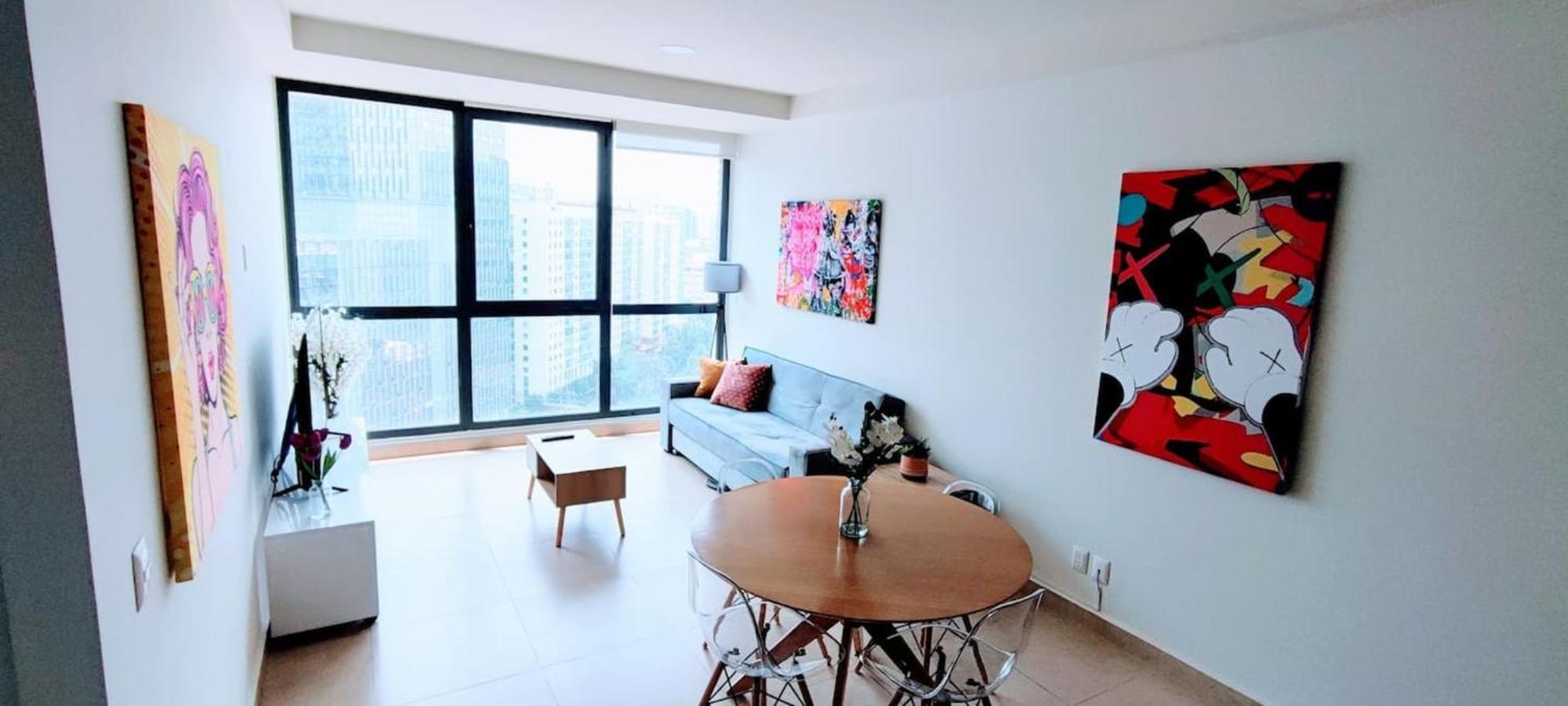 Stylish High-rise Ks Bed, Pool! Apartment Mexico City